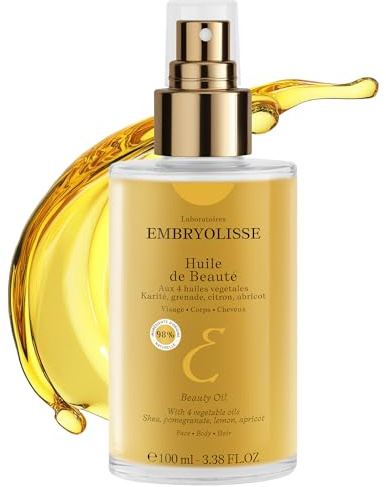 Embryolisse Versatile Beauty Essential - Organic Beauty Oil for Face, Body, & Hair - Hydrates, Nourishes, & Revitalizes | All-in-One Solution for Natural Beauty | Enhance Your Glow & Confidence