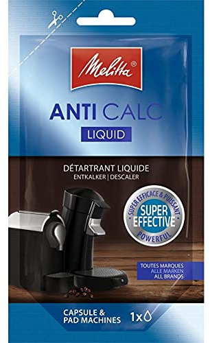 MELITTA - Détartrant Capsule Unidose Liquide 100Ml Machine Espresso - Lot De 4