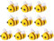 EXCEART 10Pcs Wollfilz Biene Handwerk Kugeln Bee Wolle Filz Mini Handwerk Kugeln Bee Wolle Filz DIY Bee Handwerk Ornamente für Baby Dusche DIY Handwerk Kleidung Hut Kostüm