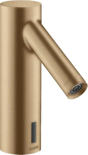 hansgrohe AXOR Starck Elektronik Waschtischmischer DN15, Batteriebetrieb, 10106140, Farbe: Brushed Bronze