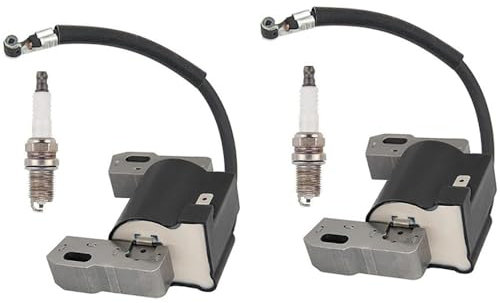 Hippotech Zündspule mit Zündkerze für John Deere LG691060 MIA12346 MIA12788 MIA12864 Rasentraktoren LA130 LA135 LA140 LA145 LA150 LA155 LA165 Z445 Z465 Z622 5 Z64 5 Z655 Z665 Z335E Motor