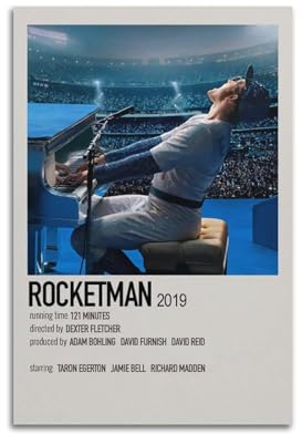 letty Rocketman-Poster, Wandkunst, Poster, Geschenk für Freunde, Schlafzimmer, Wohnzimmer, Dekoration, modern, ästhetisch, ungerahmt, 20 x 30 cm