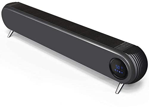 SilteDElectric Convector SilteD - Thermostat - Vertical - Low Level Profile - Slimline Baseboard Radiator With Anti Frost - Household Silent Radiator - Remote Control,Black (White),nice (Blac