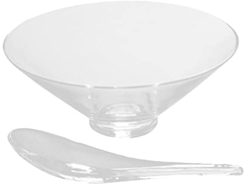 LIFKOME 1 Set Set Glass Tea Bowl Mixing Bowls Matcha Trifle Bowl Glass Ceremony Tea Accessories Small Bowls Glass Bowl Japanese Tea Bowl Glass Mixing Bowl Green Tea Desk Rack
