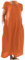 Chnnamzu Robe Lin Femme été Lâche Longue à Manches Courtes Et Col Rond Couleur Unie Bohème Légère De Plage Confort Casual SoiréE Grande Taille Pas Cher