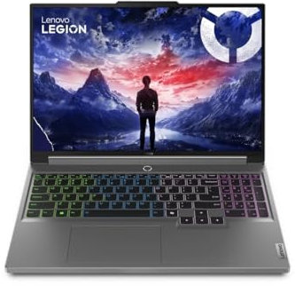 Lenovo Legion 5 16IRX9 83DG00AAUS Ordinateur portable de jeu 16 - WQXGA - Intel Core i7 14e génération i7-14650HX - 16 Go - SSD 512 Go - Clavier anglais (US) - Luna Gray