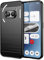 owlhold Funda para Nothing Phone 2A, Texturas cepilladas y de Fibra Carbono Carcasa, Ultrafina TPU Suave Militar Protector Capa Antigolpes, Anti-Raspaduras, Antideslizante Case, Negro
