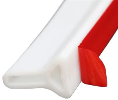 Barrera de suelo para habitación húmeda, tira de sellado para plato de ducha, Tapón de agua for baño, separador de agua, separación de agua seca y húmeda, barrera contra inundaciones, presa de goma, b