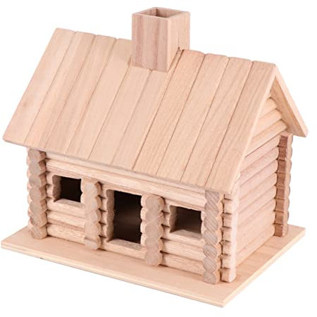 TOPBATHY Holzhaus Vogelnest Kabine Vogelhäuschen zum Basteln Nester Spatz Outdoor- Blau holzhäuser blockbohlenhaus vogelhaus Kiefer Vogelnest Vogelhütte Bett Vogelnest aus Holz