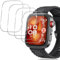 Yenwen Vetro Temperato per Huawei Watch Fit 4 Pro Protezione, 4 Pezzi Pellicola Protettiva 9H Durezza Anti-Graffio Temperato Schermo, Senza Bolle Trasparente