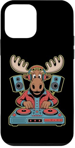 Dj Animale Moose Con Cuffie Musica Custodia per iPhone 12 mini