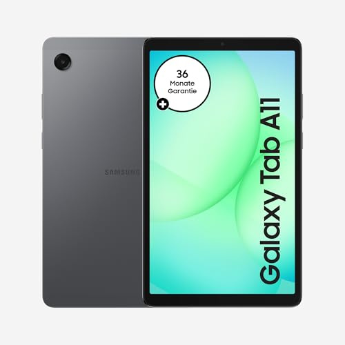 Samsung Galaxy Tab A11 LTE, Android Tablet, 8,7 Zoll Display mit 90 Hz Bildwiederholrate, 128 GB Speicher, 8 GB RAM, Dolby Dual-Lautsprecher, Gray, 3 Jahre Herstellergarantie [Exklusiv bei Amazon]