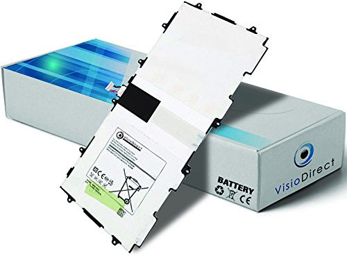 Visiodirect Batterie Interne pour Samsung Galaxy Tab 3 P5200 P5210 T4500e 6800mAh