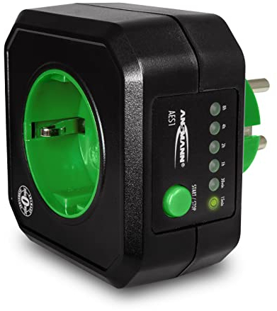 Mi-Heat AES1 Timer Steckdose mit LED Anzeige Zeitschaltuhr schaltbare Zeitsteuerung Steckdosentimer