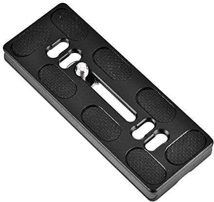 Schnellwechselplatte mit 1/4-Zoll-Schraubbefestigung 40/50/60/70 / 100mm Schnellwechsel-Adapter für Arca für Benro Einbeinstativ-Stativkugelkopf-Spiegelreflexkamera(PU100)