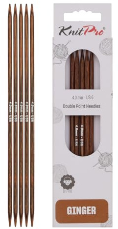 KnitPro Ginger Double Pointed Needles 8 (20cm) | 4.00mm
