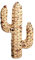 NATURAL LIVING Cactus de Jacinto de Agua 45 x 25 x D9 cm