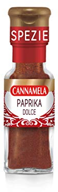 Cannamela, Linea Maxi Oro, Paprika Dolce, Confezione da 50g, con Peperoni Rossi Aromatici per Insaporire Zuppe e Salse e Dare un Sapore Aromatico a Piatti a Base di Carne e Sughi