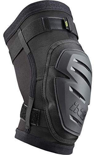 IXS Hack Race, Ginocchiere MTB/E-Bike/Cycle Unisex-Adulto, Nero, XXL