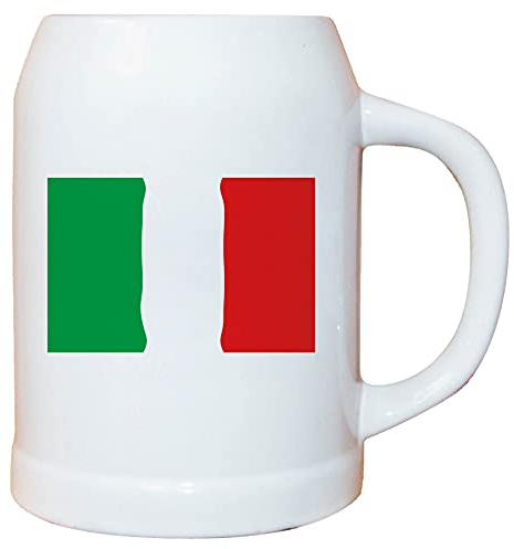 My Custom Style Boccale Birra Ceramica #Bandiera Italia# 720ml