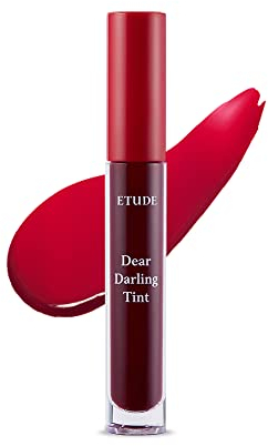 Etude House Dear Darling Tinte en gel al agua (#RD302 Rojo Drácula) (21AD) | Efecto duradero con coloración afrutada, jugosa, húmeda y vivaz.