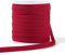 Schrägband, doppelt gefaltet, 1/4 Zoll, doppelt gefaltetes Schrägband, 50 Meter pro Rolle zum Basteln, Nähen, Nähen, Säumen, Paspelieren, Quilten, Kordelzugherstellung (rot)