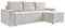 MIUFORM Ecksofa Brave Dave - L-Form mit Schlaffunktion & Bettkasten, Cord Beige, 250 cm x 156 cm x 89 cm
