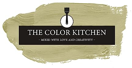 Livingwalls THE COLOR KITCHEN universelle Wandfarbe - Malerfarbe für Wohnräume und Arbeitszimmer - matte Innenfarbe in Grün - 5l Deckfarbe in TCK4010