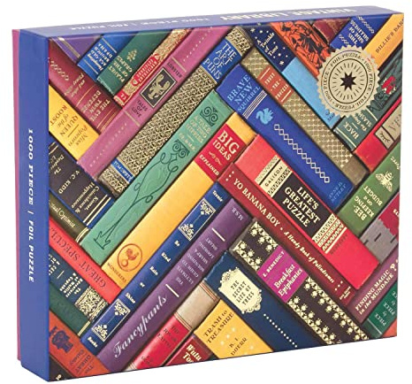 Galison Puzzle 1000 pièces : Library, Phat Dog Vintage