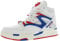 Reebok Men's Pump Omni Zone Ii Sneaker, Chalk/Vectory Blue/Vector Red-off-white, 8