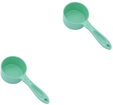 POPETPOP 2 Pièces Verre Doseur Cuillères à Nourriture Pour Chat Cuillère à Nourriture Pour Animaux De Compagnie Cuillère à Eau Pelle Alimentaire Directe