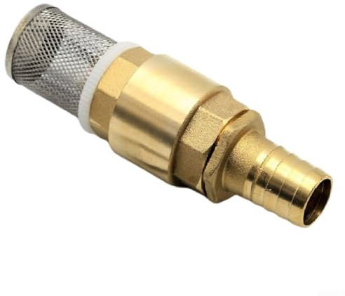 HEIBTENY Filtro antirretorno, válvula antirretorno, colador de pie, conexión de manguera, 19, 25 mm, 3/4 pulgadas, 1 pulgada (1 pulgada + DIA 25 mm)