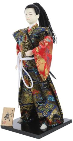 Gogogmee Japanische Samurai-puppe Dekorative Kunstfigur Für Japanische Wohnkultur Sammlerstück Mit Traditionellem Design Tischdekoration Für Zuhause Oder Büro
