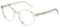 Cyxus Blaulichtfilter Brille Ohne Stärke Herren Damen Mode Computer Schutzbrille Bildschirmbrille Gaming Brille 8018 (Durchsichtig)