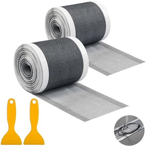 Abfluss Haarfänger, 7cm x 5m Haarfänger Dusche, 2 Stück Duschabfluss Haarfänger, Haarsieb Dusche, Abflussfilter Selbstklebend Einweg Abfluss Haarfänger, Abflusssieb, Sieb Dusche Abfluss Haare