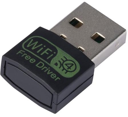 Dongle USB Wifi - Adattatore wireless USB | Ricevitore WiFi miini scheda di rete | Scheda di rete wireless Nanno | Adattatore di rete di trasmissione ad alta velocità per laptop, smartphone e Smart TV