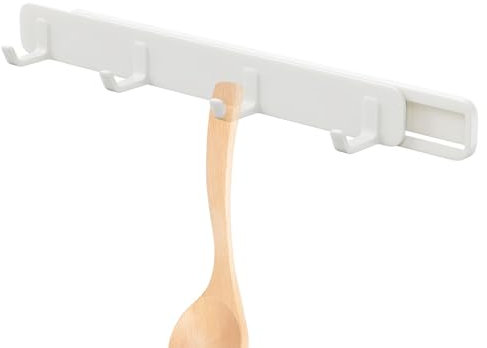 Ganci Laterali Per Armadio Da Cucina - Appendiabiti Per Cassetti - Appendiabiti Scorrevole A Parete | Gancio Adesivo Per Riporre Piccoli Oggetti | Portasciugamani Da Appendere Alla Parete | Appendiabi