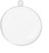 CNANRNANC 1 Stück Weihnachtskugeln Acrylkugeln Kunststoffkugeln Plastik Durchsichtige Kugeln Dekokugeln Transparent Bastelkugeln Weihnachtsbaumkugeln Geeignet zum Befüllen Aufhängen(16cm)