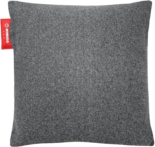 Nunuoo-Filz-Heizkissen – Infrarot-Heiztechnologie – Heizelemente – mit automatischer Abschaltung – Winterkissen – kabellos – über USB aufladbar – 4 bis 8 Stunden Wärme (45×45, Schwarz)