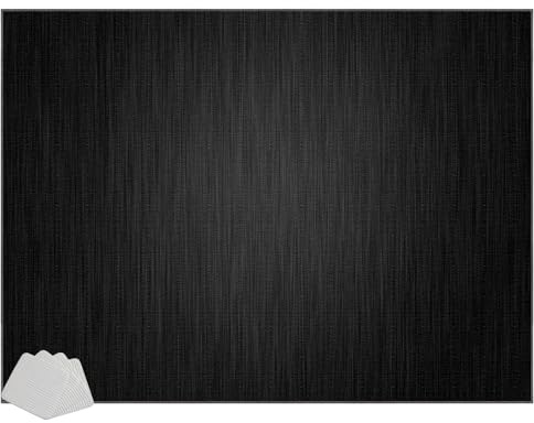ZAJENKUB Schlagzeugmatte, Drum Mat, Drumteppich, Rutschfeste, Elektronisches Schlagzeug Teppich, Professionelles rechteckiges Jazz Schlagzeug Kit, 120 x 90 cm, Black
