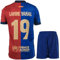 Mefstone Barcelona Yamal #19 Kinder Trikot für Kinder, Football Trainings Kinder Trikot, Fußball-Trainingstrikots für Jungen, Komm mit Shorts (Rot,164)