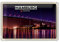 Hamburg Blechschild | Deutschland | Köhlbrandbrücke | Nachtansicht | 20 cm x 30 cm
