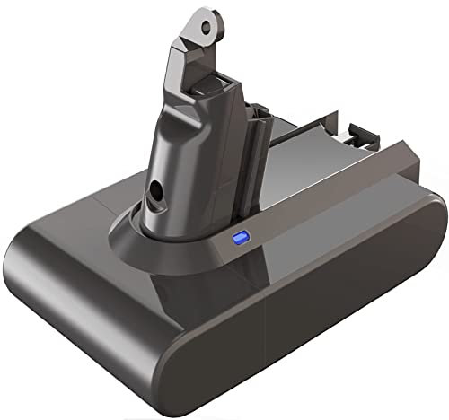 Batterie de rechange 6,0 Ah 21,6 V pour batterie D-yson V6 compatible avec SV03 SV04 SV05 SV06 SV07 SV09 VTC4 DC58 DC59 DC61 DC62 DC72 DC74 V6 Animal V6 Absolute V6 Motorhead Aspirateur à main