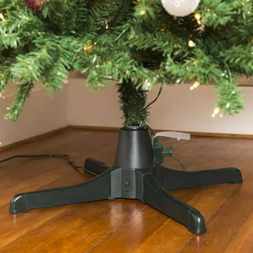 Support Rotatif pour Sapin De Noël, Support Tournant pour Sapin De Noël, Sapin Artificiel Pouvant Atteindre 2,3 M De Haut Et Peser Jusqu'à 36 Kg, avec Interrupteur À 3 Positions