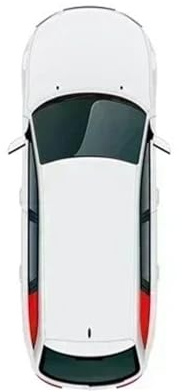 Coche Ventana Parasol para Toyota para Corolla para Cross 2021-2024 Cortina Ciega Privacidad Cubierta Parabrisas Delantero Parasol Ventana Coche(2PCS Side Triangle)