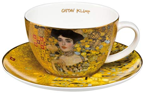 Gustav Klimt Goebel 66-532-02-1 Artis Orbis Adele Bloch-Bauer - Taza de té (6,5 cm de altura, 0,25 L), diseño de Adele Bloch-Bauer