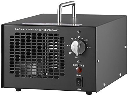 JIAN YA NA Profi Ozongenerator 3,5bis7g/h einstellbar Timer Ozon Generator perfekt Luftreiniger für Ihr Auto,Kücke Desinfektion, Formaldehyd Reduzierung und geruchtilgend in Badezimmer usw. (Schwarz)