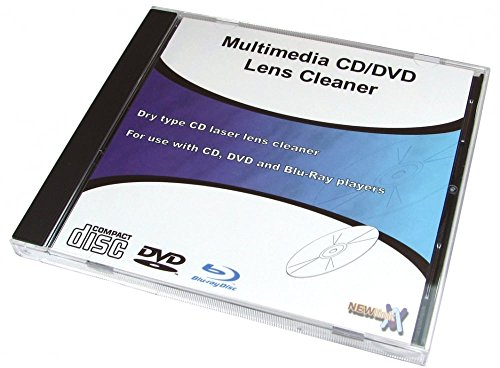 Newlink NLCL-003 CD/DVD Lens Cleaning Disc (Cleans Lens on Stereos/Games Consoles/PC's etc..)
