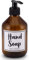 Lifestyle Lover Seifenspender 300ml aus Braunglas, Bernsteinfarben für Seife Spüli Shampoo Lotionen Braun Glas, Hand Soap