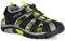 Regatta Kids' Westshore Lightweight Walking Sandals, Black Lime, 5